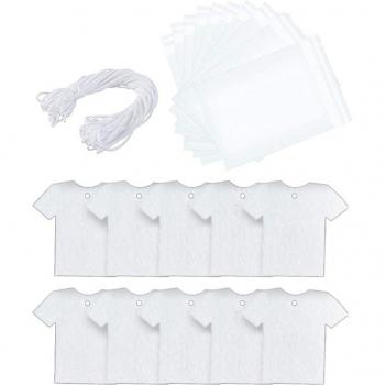 10 Pcs Car Air Freshener Blanks with Elastic Rope