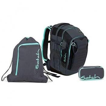 Satch Match Mint Phantom Schultasche‑Set (3‑teilig)