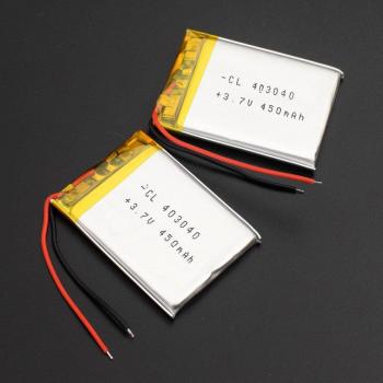 450mAh 403040 Li-Po Lithium Battery 3.7V Rechargeable (1/2/4 Pcs)