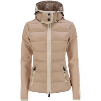 Moncler Grenoble Women's Light Pink Zip-Up Hoodie Size S