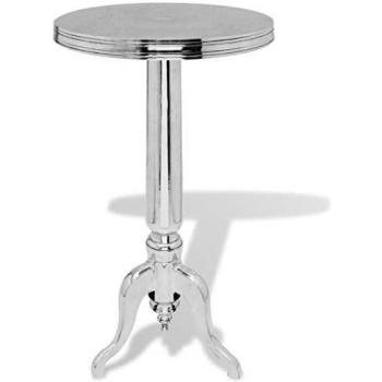 Table ronde en aluminium pour chambre