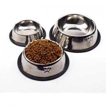 Cuencos de Acero Inoxidable para Gatos y Perros