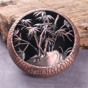 Plum Orchid Bamboo Incense Burner