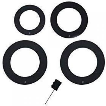 Tama Soft Sound Ring Set for 4 Toms (10, 12, 14, 14 inches) + Half-Sound Bass Drum Mallet