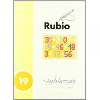 Cuaderno Rubio Problemas nº 19 Sumar, restar, multiplicar y dividir por varias cifras