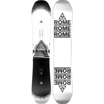 Rome Artifact Pro 153 Dual‑Color Snowboard – Unisex, White/Black