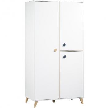 Armoire 3 portes Oslo SAUTHON Poignées classiques sans miroir