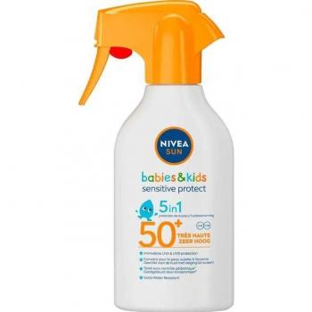Nivea Sun Sensitive Protect für Kinder SPF50+ 270 ml – Kappe beschädigt