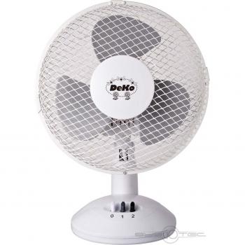 DeKo Tischventilator 23cm, 30W osz. B235 Stratos ws