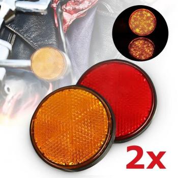 2Pcs 2'' Universal Reflector for Motorcycle and ATV