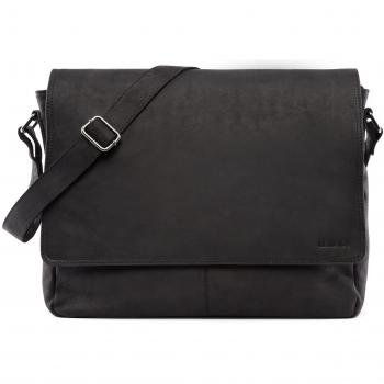 Schultertasche von LEABAGS aus hochwertigem Leder