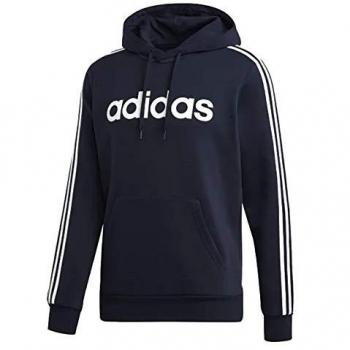 Sudadera Adidas E 3S PO FL con Capucha, Hombre, Azul