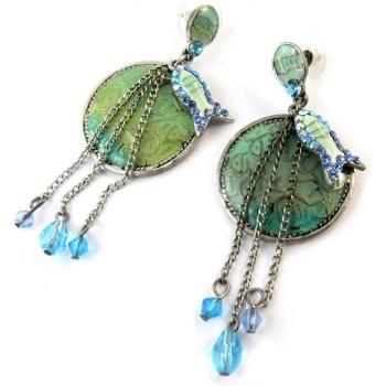 Pendientes 'Thalassa' en Azul de Les Trésors De Lily