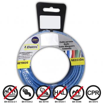 AquaFlex 4mm Blue Electrical Cable – 20m, Halogen‑Free