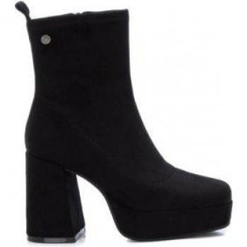 Refresh Damen Stiefeletten Schwarz mit 10 cm Absatz