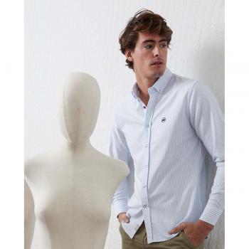 Camisa Altonadock azul claro con listas