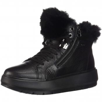 Geox D Kaula B Abx, Botas de nieve, para Mujer, Negro, 37 EU