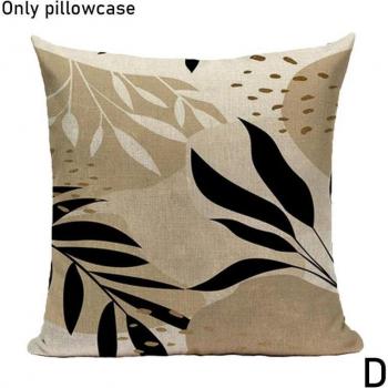 Taie d'oreiller moderne à motifs floraux