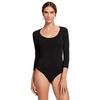 Body Wolford Tokio de Tanga, Negro, Talla L para Mujer