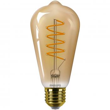 Philips LED Leuchtmittel E27 4W ST64 Gold Dimmbar