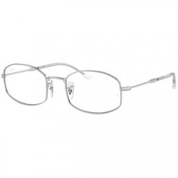 Ray-Ban RX6510 2968 52mm Herrenbrille in Silber