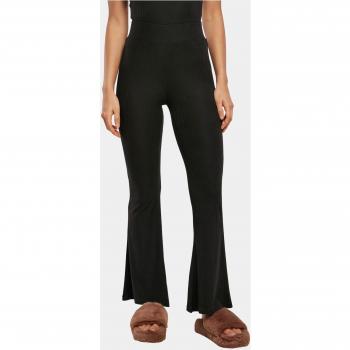 Schwarze High Waist Flared Leggings für Damen von Urban Classics in Größe M
