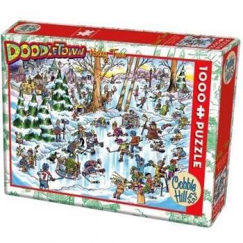 Puzzle 1000 pièces DoodleTown Couleurs Assorties