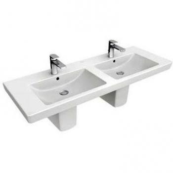 Villeroy & Boch CeramicPlus Doppelwaschtisch Subway 2.0