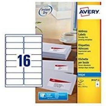 Avery Self Adhesive Mailing Labels for Inkjet Printers