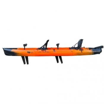 Kayak de Ondas Largas Samoa Propulsion Tandem Desmontable