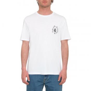 Maglietta Uomo Volcom Maditi BSC Bianco a Maniche Corte