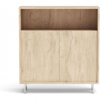 Brayden Studio Light Oak Footwear Cabinet