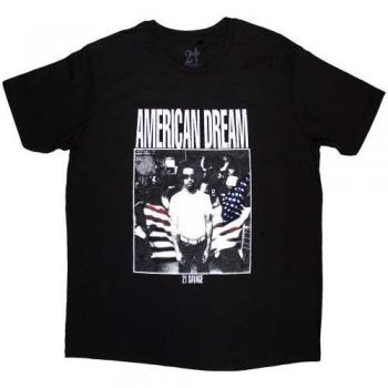 Maglietta 21 Savage American Dream Nera Unisex