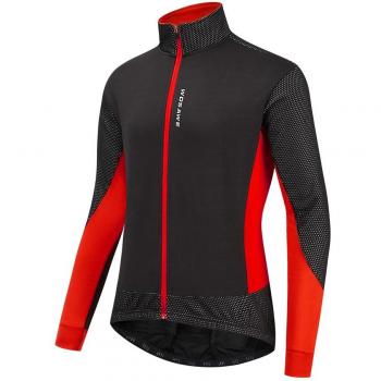 Veste de Vélo Hiver Thermique Léger Coupe-Vent Réfléchissant