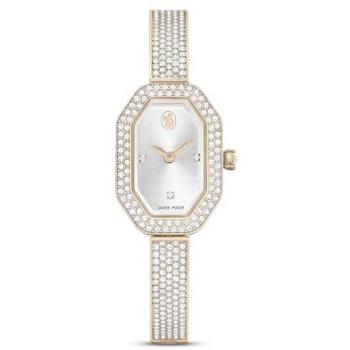 Orologio Bracciale Swarovski in Metallo con Finitura Champagne