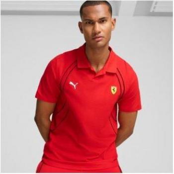 Camiseta Puma “Ferrari Race” – Estilo Polo, Talla L, Rojo