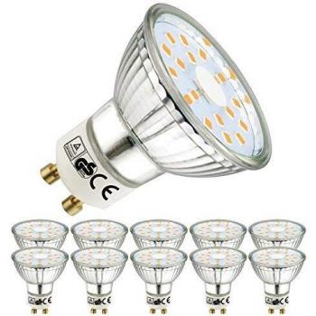GU10 LED Glühbirne 5 W – Warmweiß 2700 K, 450 lm, 120°