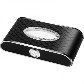 Auto Towel & Napkin Organizer with Built‑In Timepiece