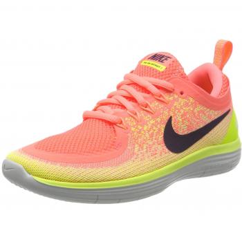 NIKE Damen Free Rn Distance 2 Laufschuhe, Lava Glow/Dark Raisin, 36.5 EU