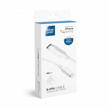 Câble Lightning USB C Power Delivery 1.2m Blue Star