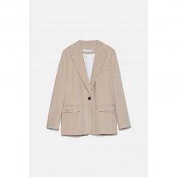 Chaqueta y Pantalón de Oficina Caqui para Mujer