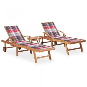 Set Sedere e Lettino Teak