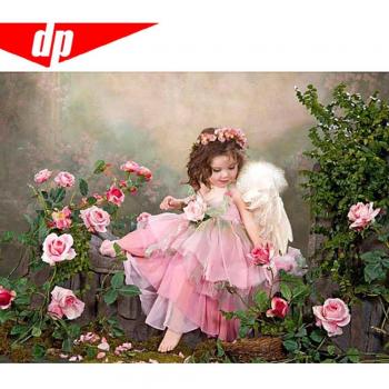 Peinture diamant DIY : portrait d'une fillette 20X30CM