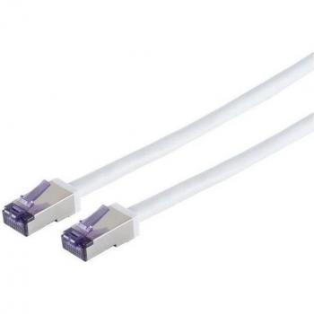 Lanview Netzwerkkabel CAT6a S/FTP 5 m Weiß