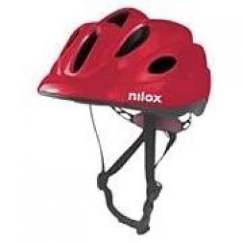 CASCO BAMBINO ROSSO CON LUCE LED