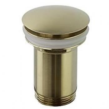 Gold Finish Click Clack Drain Valve