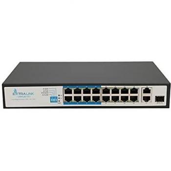 Extralink VIRTUS V3 16xFE PoE Switch