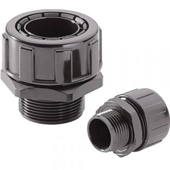 SILVYN® M40 BK 50 mm Gerade Schlauchverschraubung