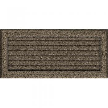 Cache Ventilation Oskar 17x37 Noir‑Or Persiennes