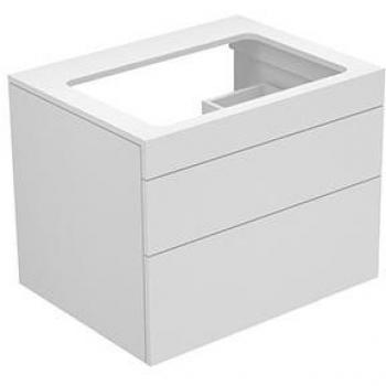 Keuco 31571370000 meuble sous lavabo 70x54,6x53,3cm truffe sans trou robinet